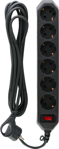 

Сетевой фильтр ЭРА USF-6es-5m-B с базовой защитой, с заземлением, с выключателем, 6 розеток, 5м, 10А, черный Арт. Б0037265