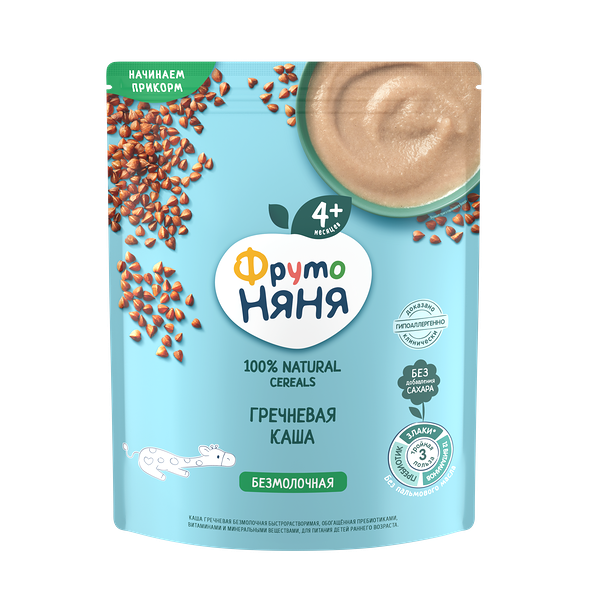 Каша безмолочная ФрутоНяня Гречневая 200г ДП