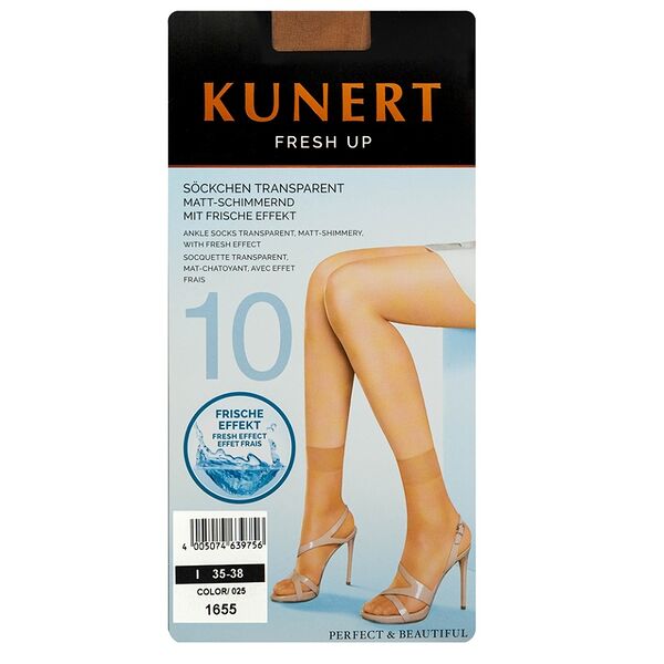 Носки женские Kunert Fresh Up цвет бежевый 10 den Kunert размер 35-38 Германия