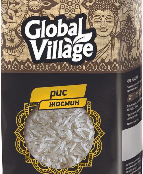 Рис Global Village шлифованный, 450г