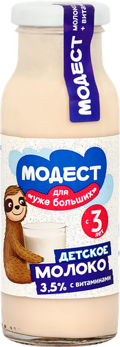 

Молоко Модест стерилизованное, 3.5% 200 мл