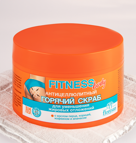 

Скраб для тела Floresan Fitness Body Антицеллюлитный горячий 500 мл
