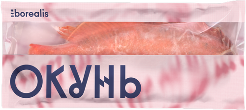 

Окунь морской мороженый Borealis потрошеный без головы 650 г