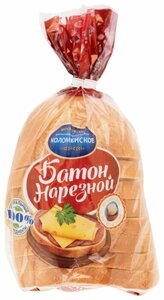 Батон Коломенское Нарезной, в нарезке в Магнит со скидкой –22%