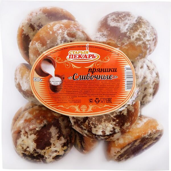 Пряники Старый пекарь Сливочные 