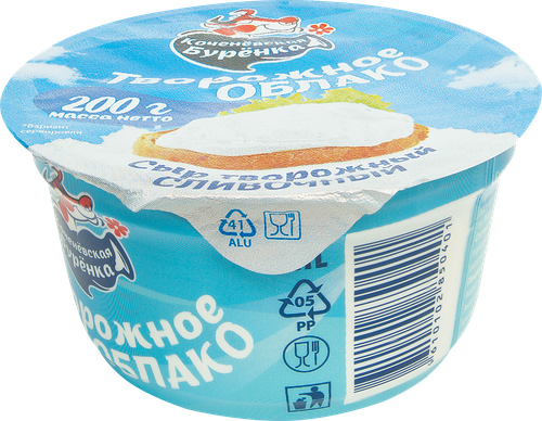 

Сыр творожный КОЧЕНЕВСКАЯ БУРЕНКА Сливочный 65%, без змж, 200г