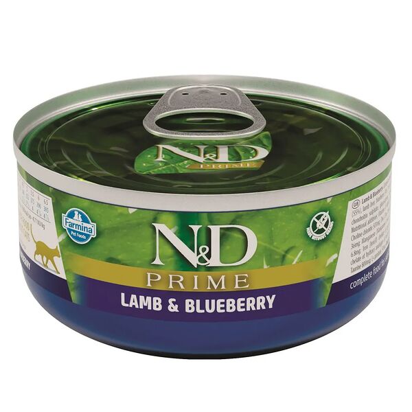 PRIME влажный корм Farmina для кошек с ягненоком и черникой