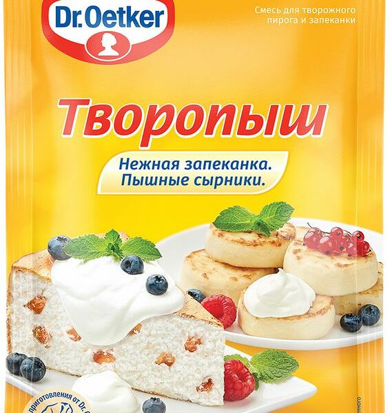 Смесь для приготовления Dr.Bakers творожного пирога и запеканки