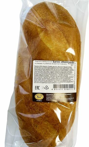 Батон БКК Молочный 