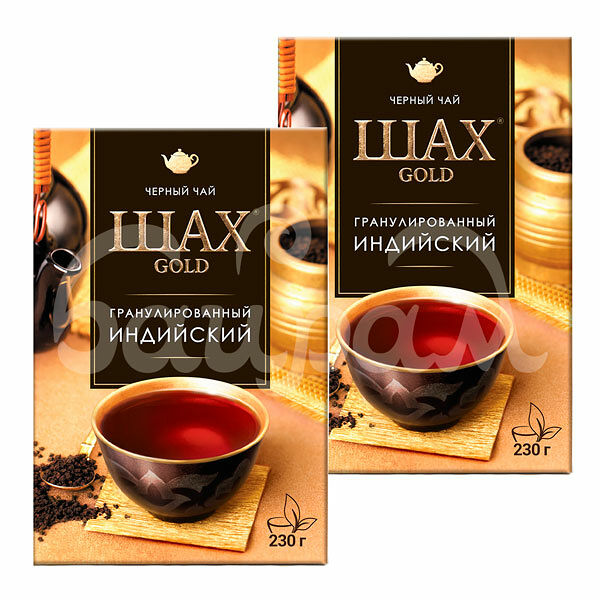 Чай Шах Голд 230гр Индийский  Гранулированный СТС Черный