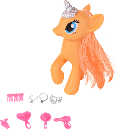 Набор игровой LOLA FUN Единорог с аксессуарами, со световыми и звуковыми эффектами, цвет в ассортименте