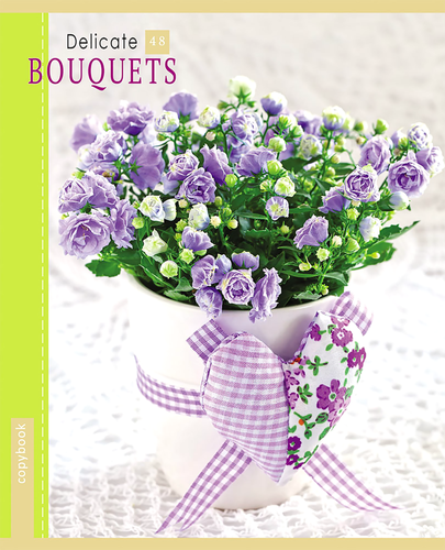 

Тетрадь Prof-Press Композиции с цветами А5 48 листов в линейку, на скрепке арт. 48-0081, цвет в ассортименте 1 шт