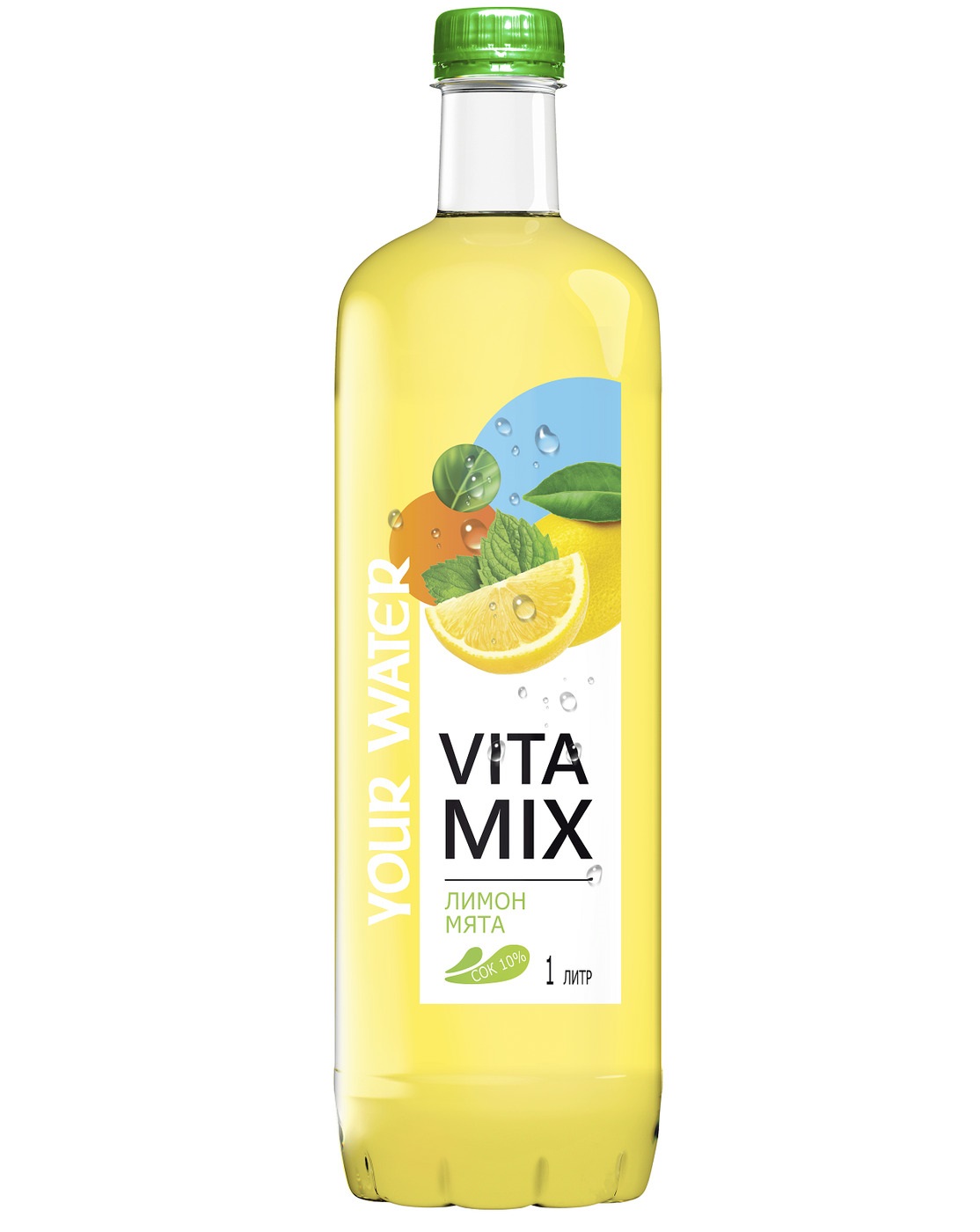 

Напиток сокосодержащий Vita Mix лимон-мята негазированный 1 л