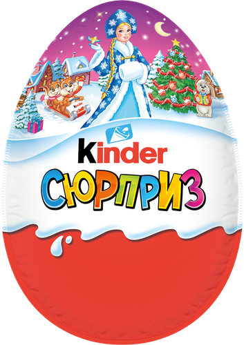

Яйцо Kinder Сюрприз Maxi новогоднее для девочек 220 г 1 шт. дизайн в ассортименте