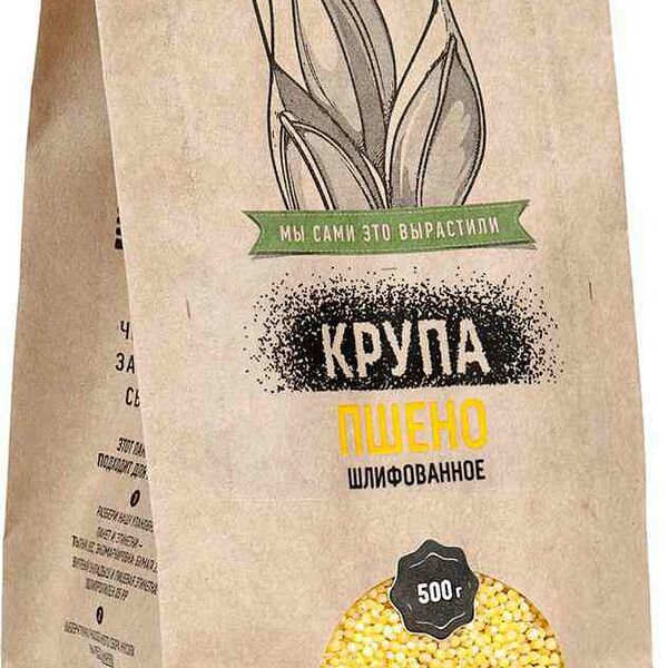 Пшено шлифованное Чёрный хлеб