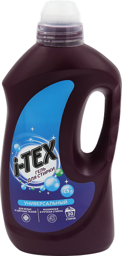 Гель для стирки i-TEX универсальный, 1,5л