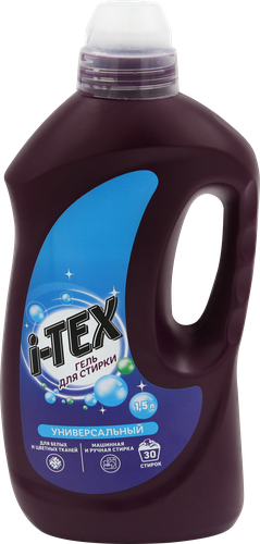 

Гель для стирки i-TEX универсальный, 1,5л
