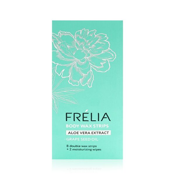 Восковые полоски для депиляции Frelia с экстрактом алоэ вера 16шт