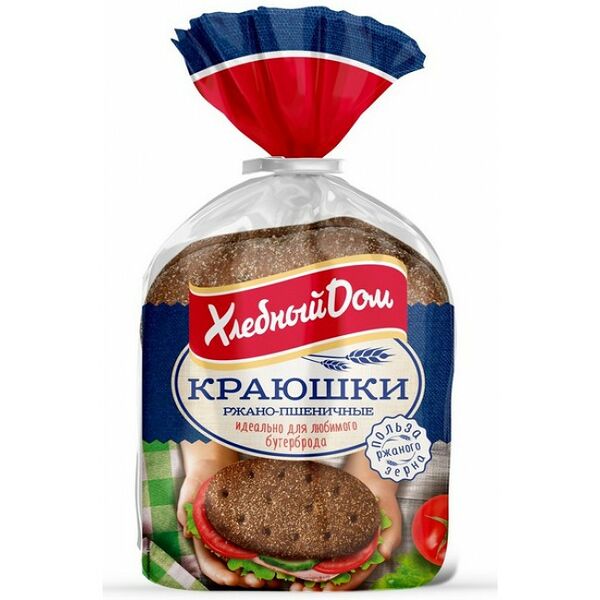 Лепешки Хлебный Дом Краюшки ржано-пшеничные