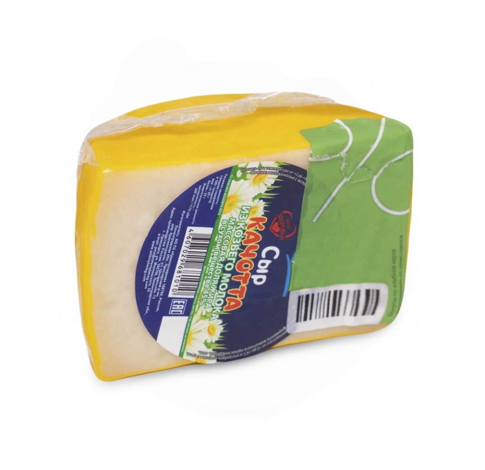 

Сыр из козьего молока Качотта 45% "Зелёный берег", Россия