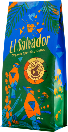 

Кофе зерновой Traveler's coffee Эль Сальвадор жареный 250 г