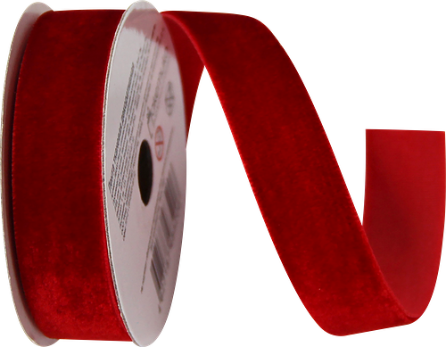 Лента декоративная 1,5см, блестящая, бархат, Арт. ЛБ003, 3м в ассортименте