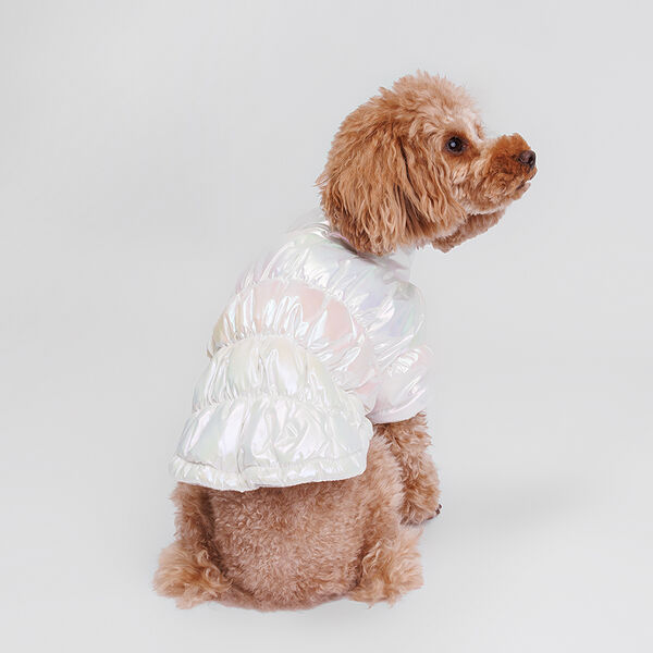 Куртка для собак, S, белая