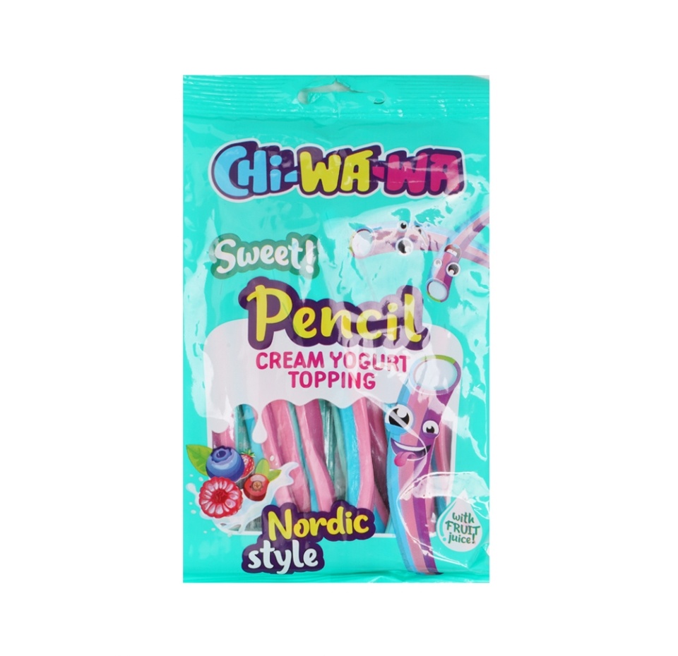 

Жевательный мармелад Chi-Wa-Wa Нордик сладкий (карандаш) 80г, Россия