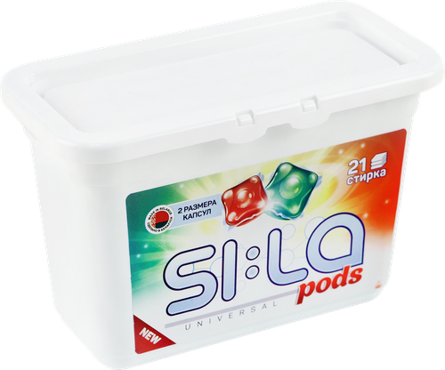 

Капсулы для стирки SI:LA Pods superset, 21шт