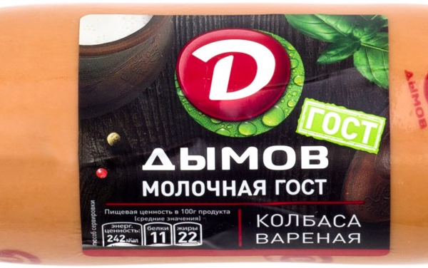Колбаса вареная Дымов Молочная