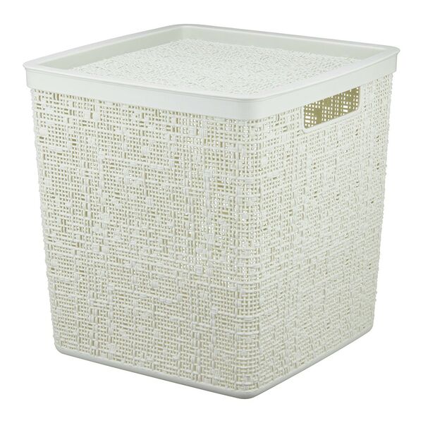 Коробка Idea Бязь с крышкой, 28 х 28 х 28 см, 17 л