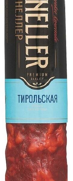 Колбаса Schneller Тирольская сырокопченая вес