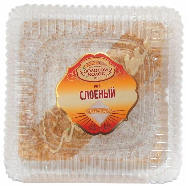 Торт Золотой колос Слоеный