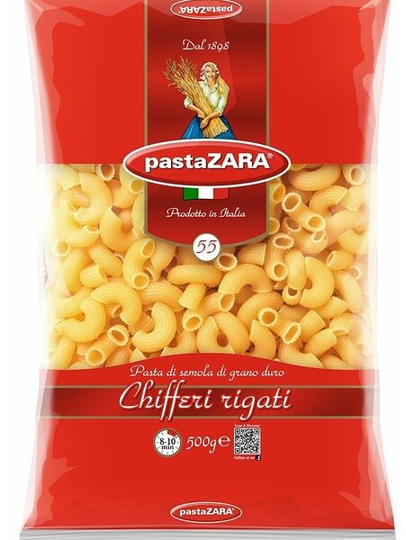 Макаронные изделия Chiffezi rigati 55 PastaZara