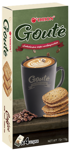 

Печенье Orion Goute Coffee затяжное 72 г