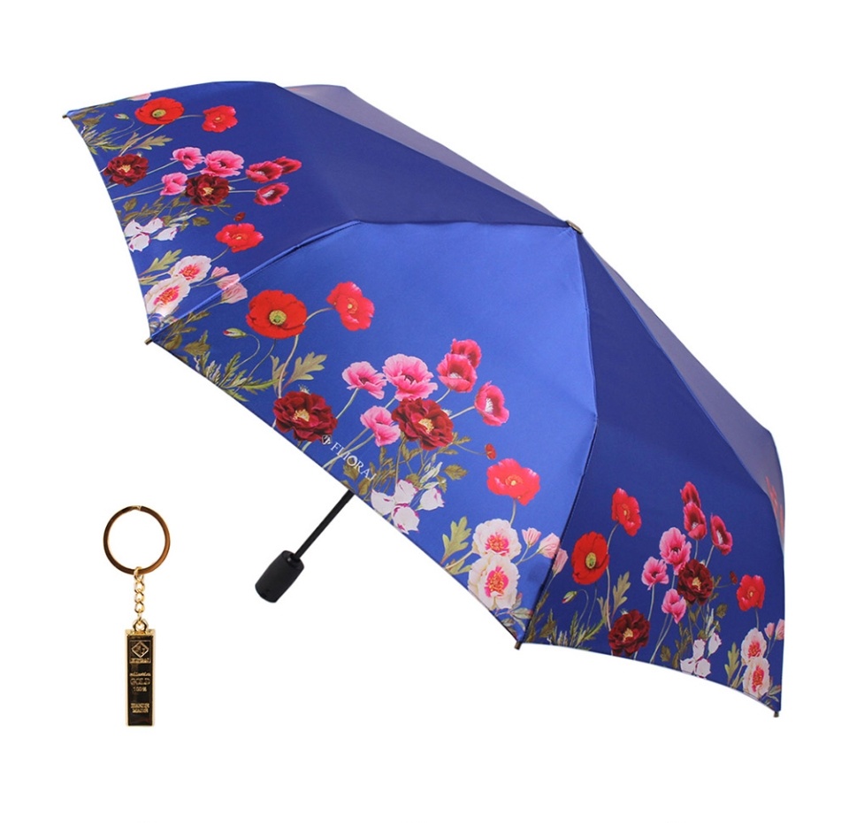 

Зонт женский Flioraj Magic flowers автомат 3 сложения 6 спиц арт.23142 Fj Premium Китай