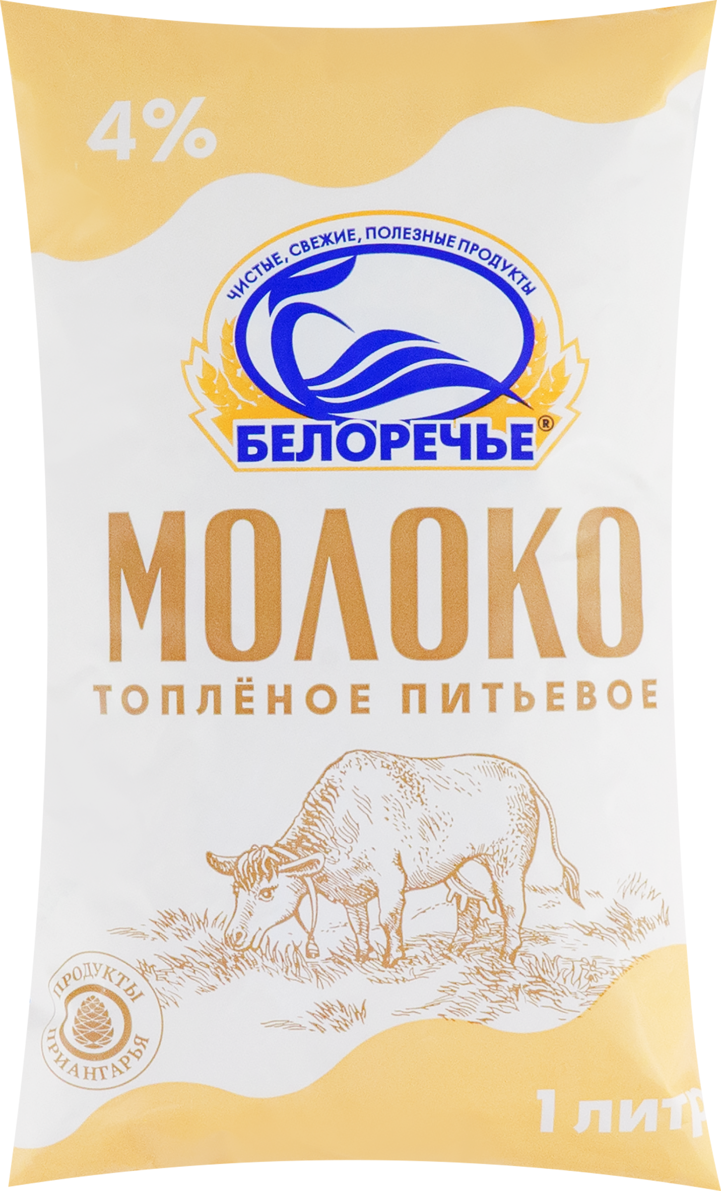 

Молоко топленое Домашенька 4% 1 л