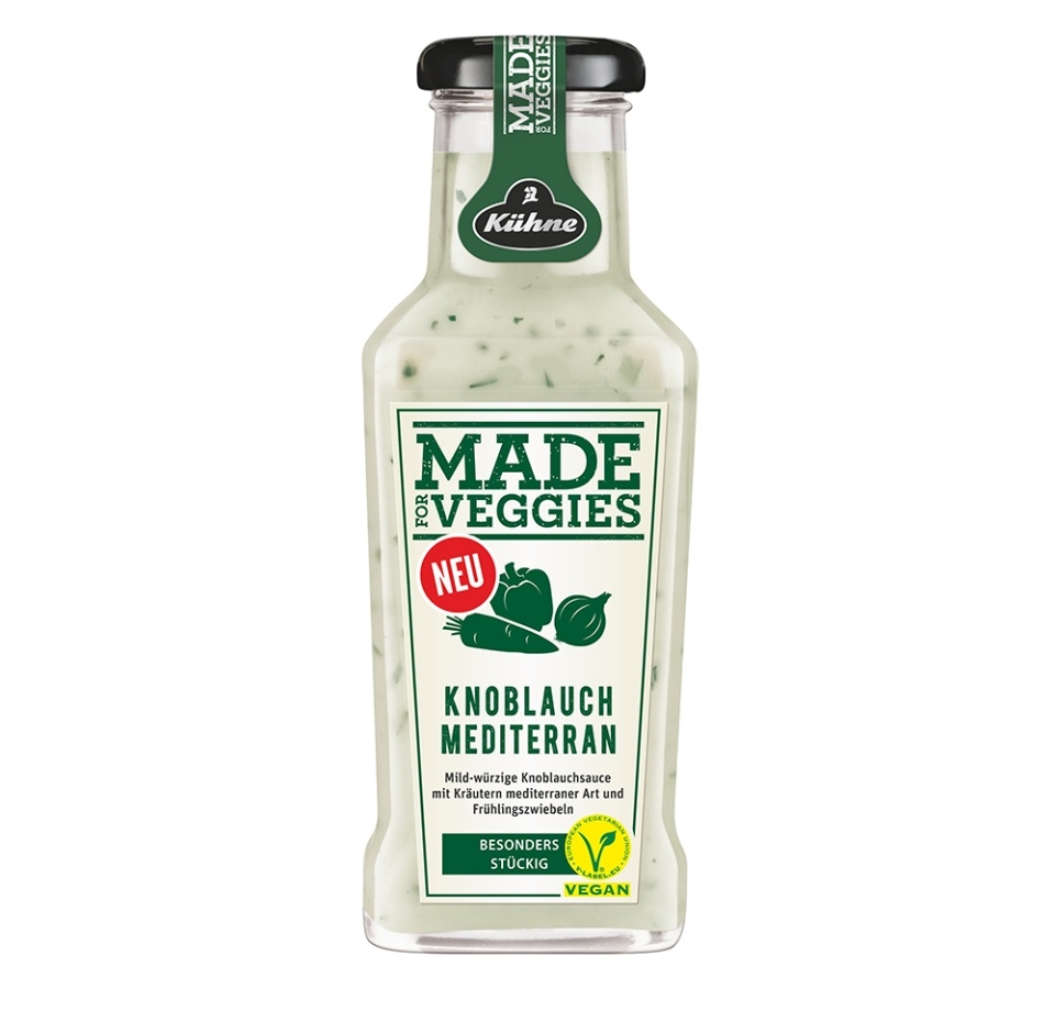 

Соус Kuhne чесночный-средиземноморские травы Made for Veggies