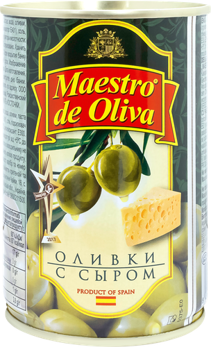 

Оливки Maestro de Oliva с сыром 300 г