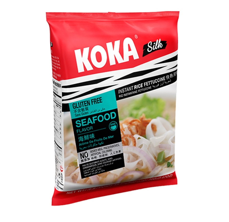 

Лапша быстрого приготовления рисовая со вкусом морепродуктов (без глютена), Koka, 70 г Сингапур