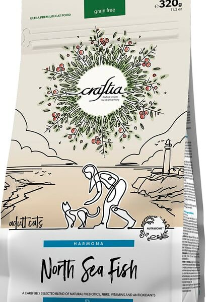 Сухой корм для кошек Craftia Harmona из рыбы северного моря 320г