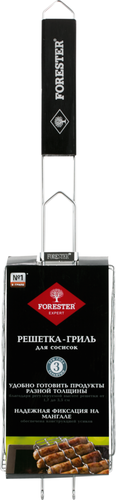 

Решетка-гриль Forester с антипригарным покрытием для приготовления сосисок 21x12 см