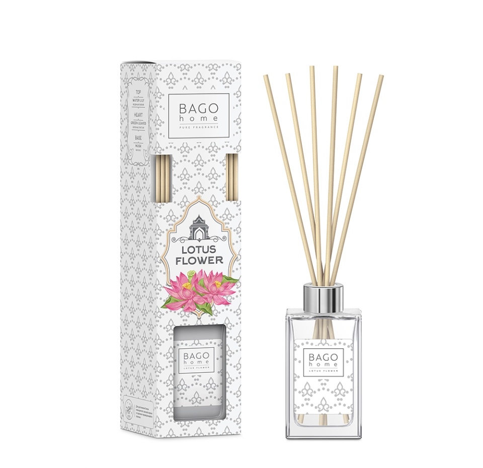 

Диффузор ароматический Bago home Цветок лотоса 75 мл