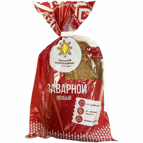 Хлеб заварной Орловский хлебокомбинат особый формовой нарезанный 300 г