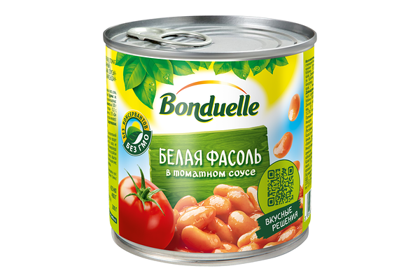 Фасоль белая Bonduelle в томатном соусе