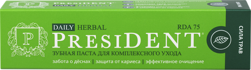 

Зубная паста President Daily Herbal 68 г