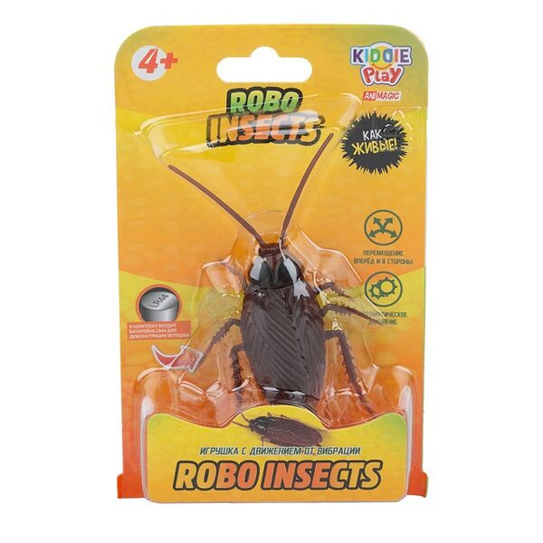 Игрушка «Animagic. Таракан со встроенным двигателем», KiddiePlay, Китай