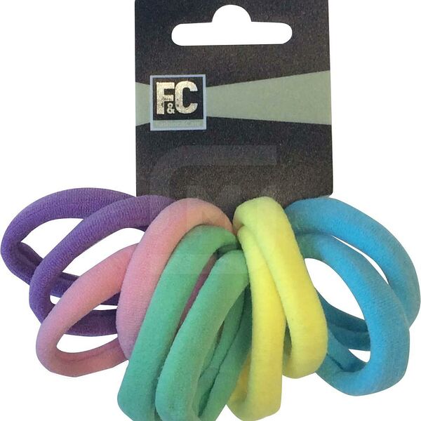Резинки для волос Fashion&Care разноцветные базовые 
