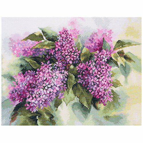2-45 Набор для вышивания АЛИСА 'Акварельная сирень'41*30 см