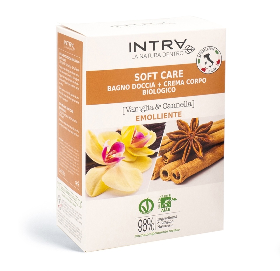 

Набор подарочный Intra гель для душа 200 мл и крем-лосьон для тела 200 мл ваниль и корица